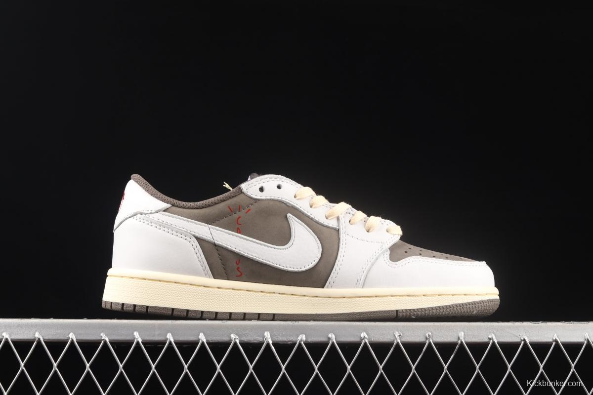 Fragment design x Travis Scott x NIKE Air Jordan 1 Low OG TS Joint Lightning Barb DM7866-162