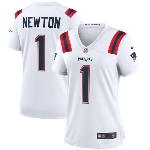 Women's Cam Newton White Player Limited Team Jersey