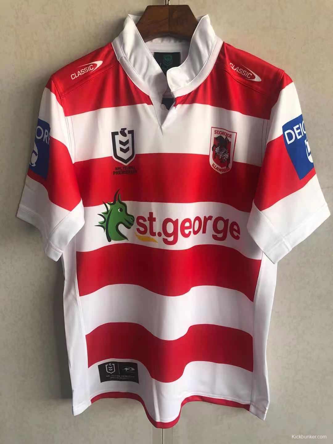 St George Illawarra Dragons 2021 Men's Heritage Rugby Jersey