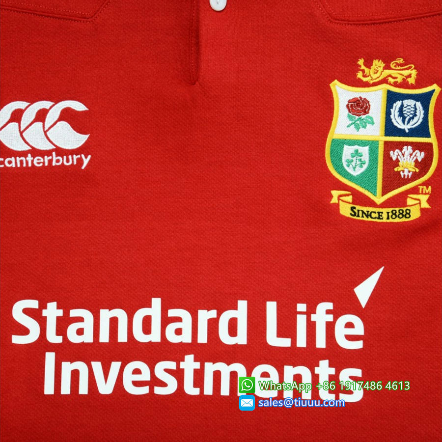 British &amp; Irish Lions 2017 Mens Classic Rugby Jersey