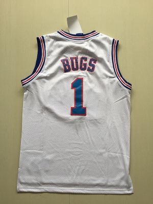 Bugs 1 Movie Edition White Basketball Jersey