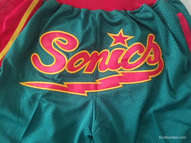 Seattle 1995-96 Throwback Classics Basketball Team Shorts