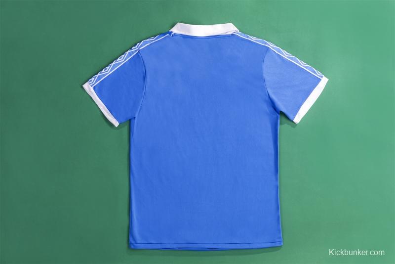 Retro 81/82 Manchester City Home Soccer Jersey