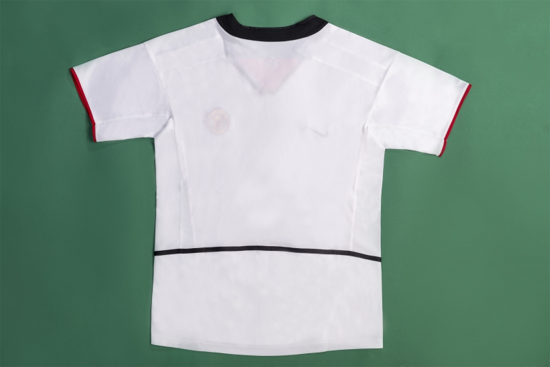 Retro 02/03 Manchester United Third White Soccer Jersey