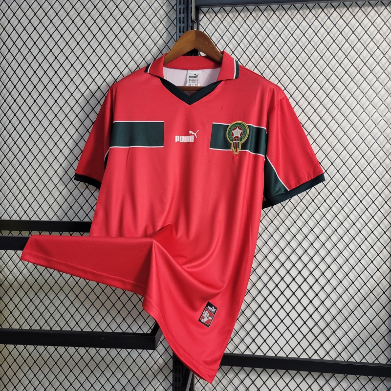 Retro 1998 Morocco Third Red Jersey