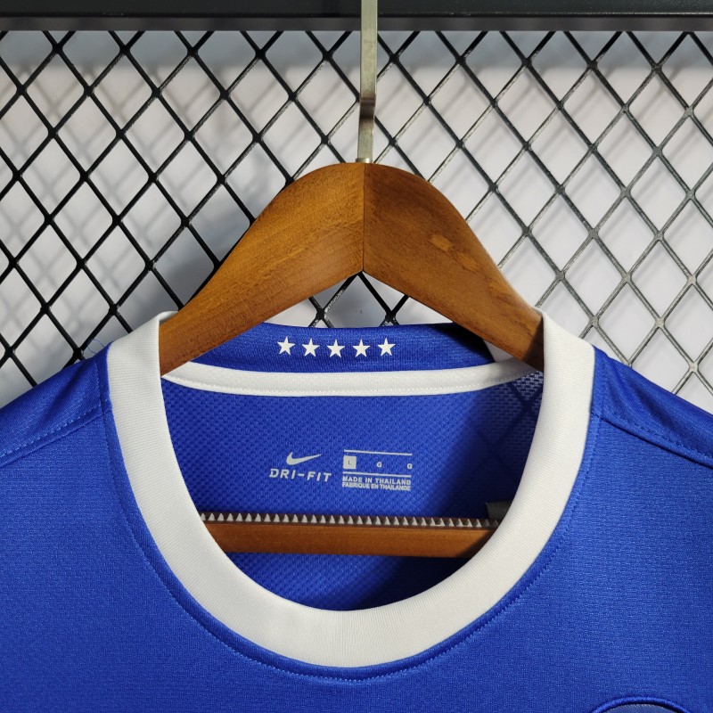 Retro 2006 Brazil Away Blue Jersey