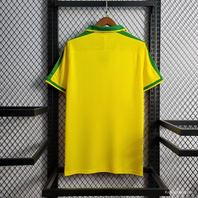 Retro 1997 Brazil Home Jersey