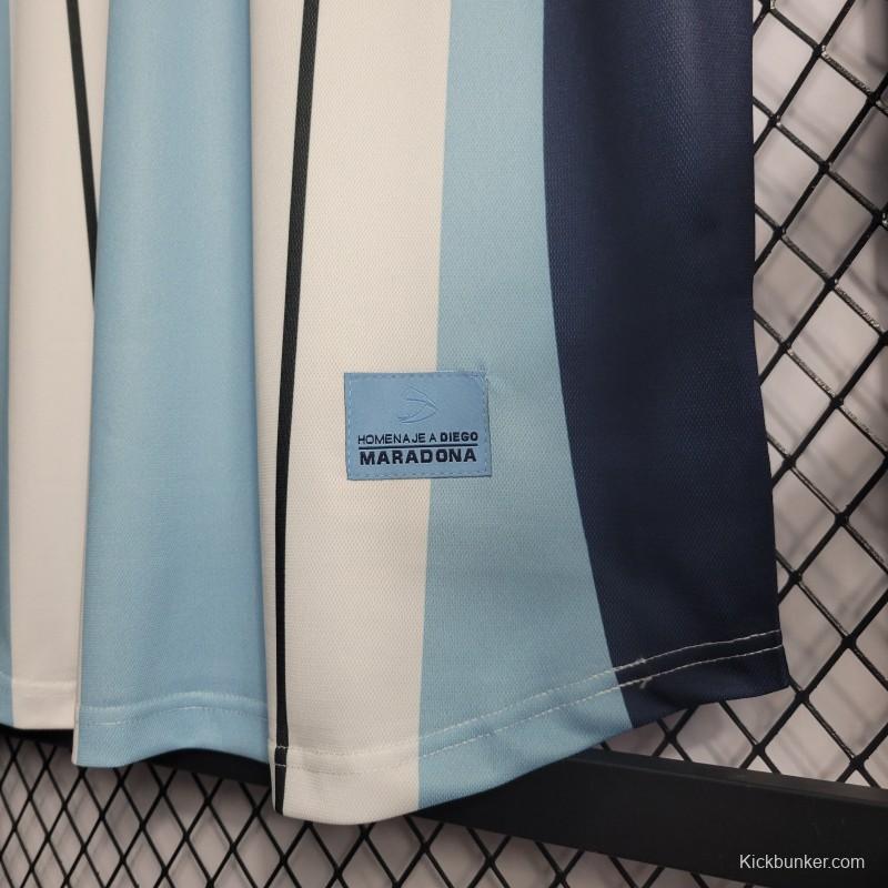 Retro 2001 Argentina MARADONA #10 Commemorative Edition Jersey