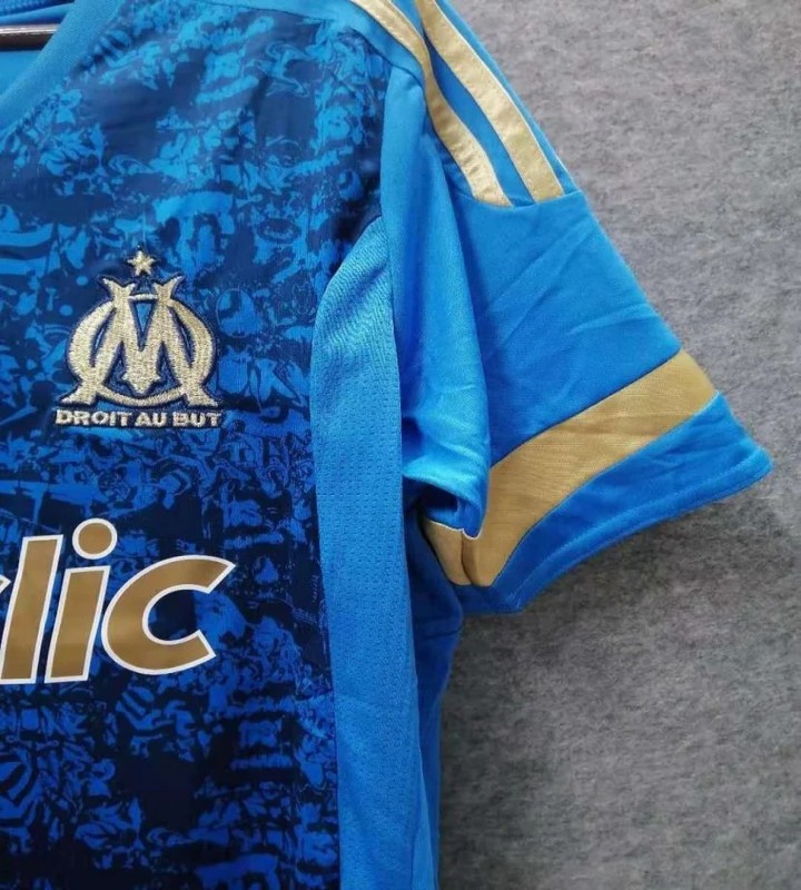 Retro 11/12 Olympique Marseille Away Blue Jersey