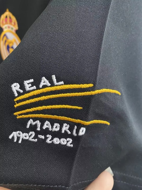 Retro 02/03 Real Madrid Black Century Jersey