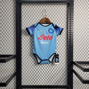 23-24 Baby Napoli Home Soccer Jersey Baby 6-18 Month