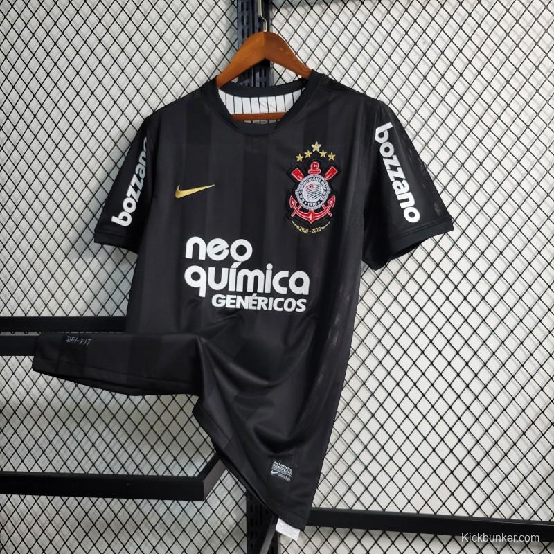 Retro 10/11 Corinthians Away Black Jersey