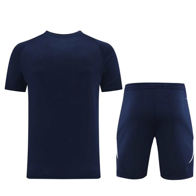 2024 Adidas Navy Short Sleeve Jersey+Shorts