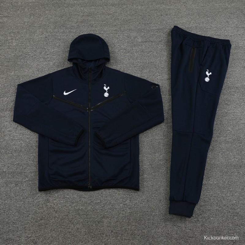 23/24 Tottenham Hotspur Full Zipper Hoodie Jacket+Pants