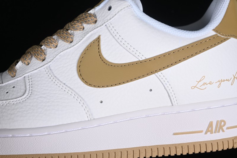 Nike Nocta x Nike Air Force 1 '07 Low "Certified Lover Boy" Khaki Classic Low-Top Casual Sneakers - LO1718-051