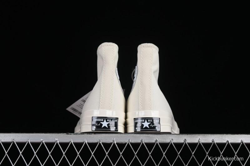Converse Chuck 1970s Original Cream White High-Top Casual Canvas Shoes - 162210C