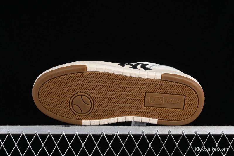 MLB Chunky Liner Basic New York Yankees Thick Sole Platform Sneakers with 6cm Height Increase - 3ASXCA12N50IVS