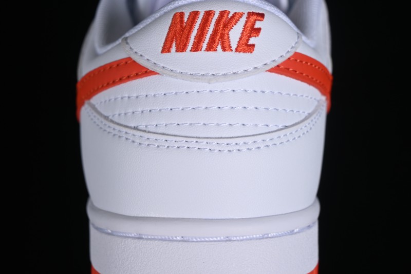 Nike SB Dunk Low White Orange Low-Top Casual Skateboarding Shoes - DV0831-103