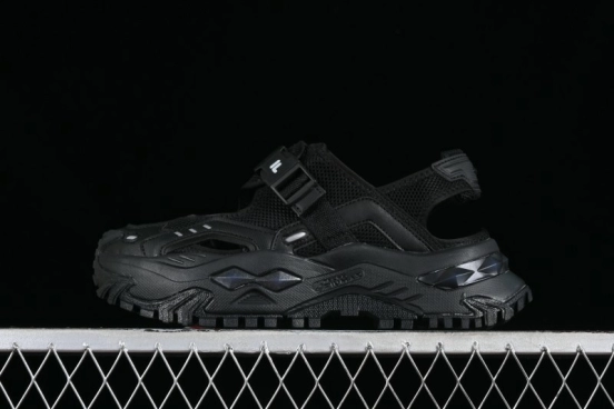 Fila Fusion Thick-Sole Hard Candy Sandals - T12W421403FBK