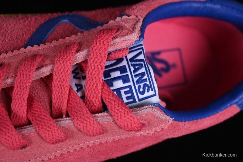 Vans Vault Og Sport Low Retro Suede Canvas Vulcanized Shoes in Dragon Fruit - VN000CQRCHL