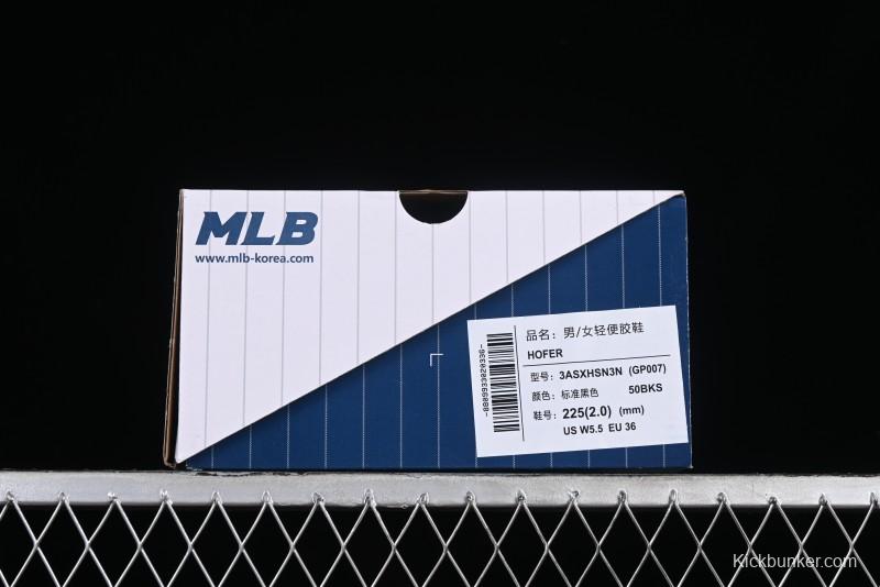 MLB NY HOFER Casual Sneakers with 6cm Height Increase - 3ASXHSN3N50BKS