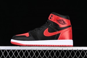 Air Jordan 1 High-Top "Satin Bred" AJ1