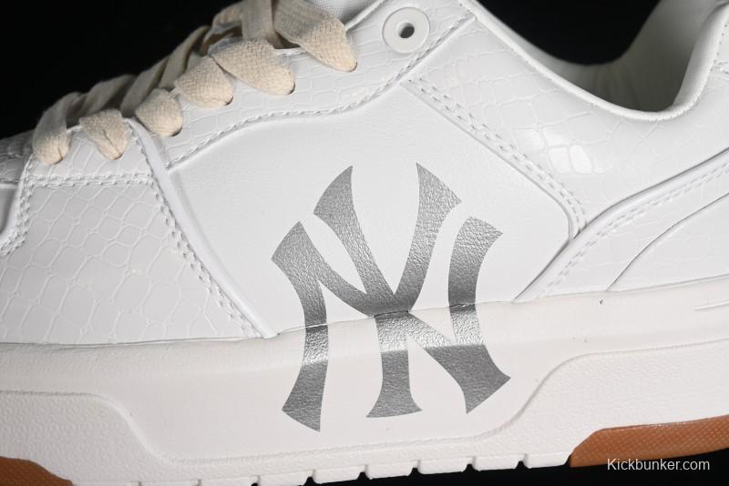 MLB Chunky Liner Metal Senior Series Lightweight Platform Casual Sneakers with 6cm Height Increase - 3ASXCLX4N50WHS
