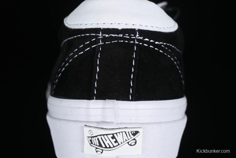 Vans Premium Sport 73 Classic Black & White Suede Low-Top Skate Shoes - VN000CR1BA2