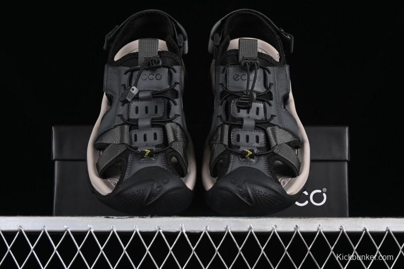 ECCO New Terrain Series Outdoor Closed-Toe Sandals Water Shoes with Breathable Design - 63890301002