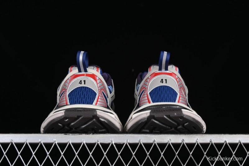 Balenciaga Phantom Sneaker 10th Generation Lace-Up Running Shoes with Transparent Heel Strap - W3XLL0525