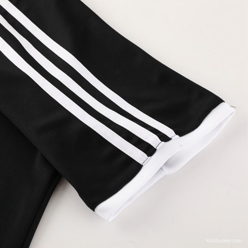 24/25 Adidas Original Black Short Sleeve Jersey+Shorts