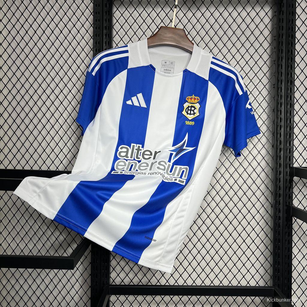 24/25 Recreativo Huelva Home Jersey