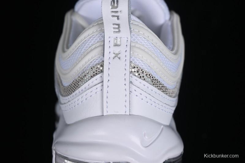Nike Air Max 97 Retro Running Shoes with Full-Sole Air Cushion - FQ8889-100
