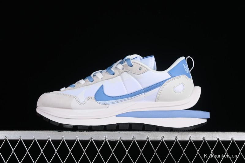 Nike Sacai VaporWaffle 3.0 Deconstructed Sneakers with Overlapping Swoosh and Double Tongue - DD1875-101