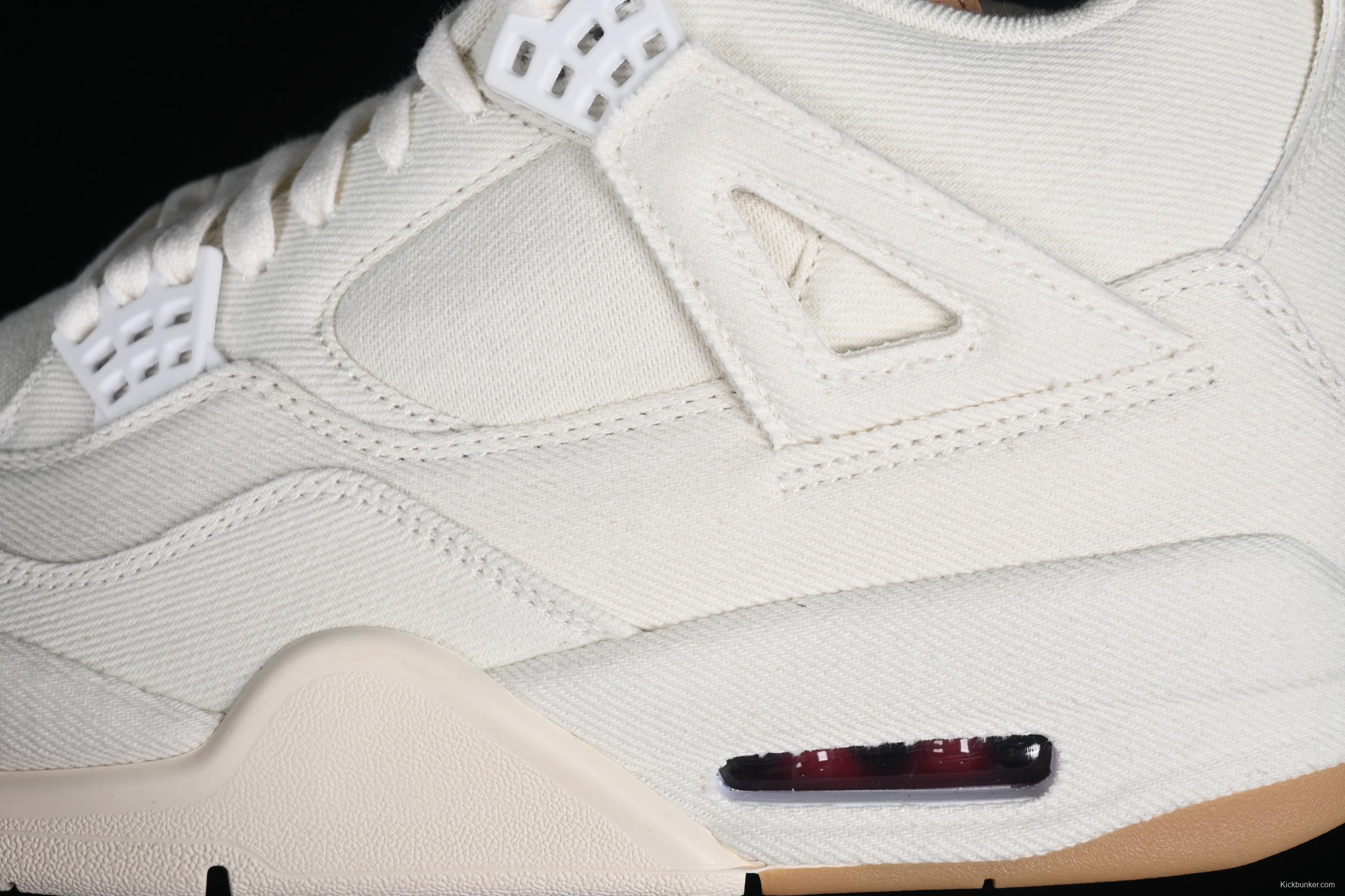 Levi's x Nike Air Jordan 4 Denim Basketball Shoes - AO2571-100