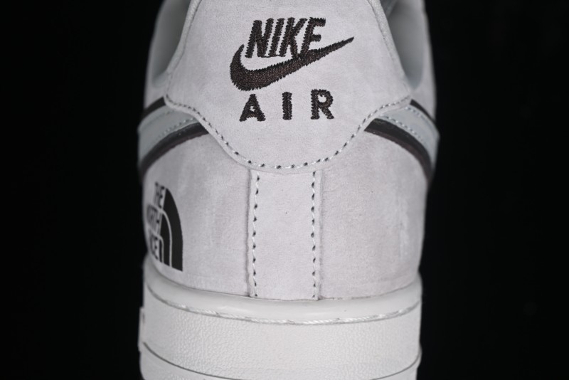 Nike Air Force 1'07 Low The North Face CDG Collaboration - Beige Grey Pigskin Low-Top Casual Sneakers - HD1968-015