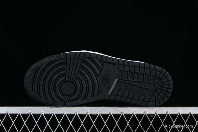 Nike Air Jordan 1 Low AJ1 Black Grey Red Hook Low-Top Culture Basketball Shoes - DC0774-062