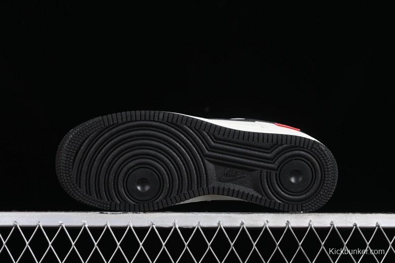 Supreme x Nike Air Force 1 '07 Low Casual Skate Shoes with Zoom Air Cushion - HD1968-009