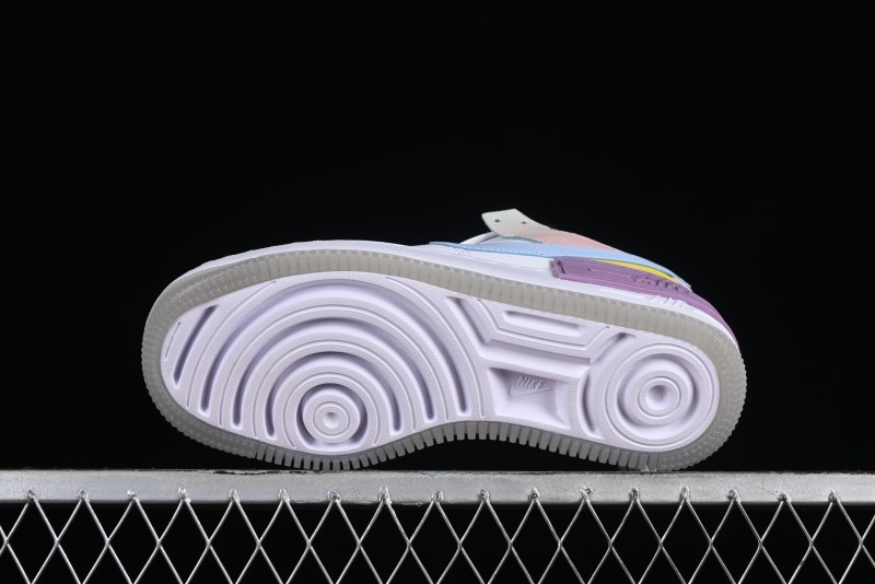 Nike Air Force 1 Shadow Lightweight Elevated Low-Top Versatile Sneakers - CW2630-141