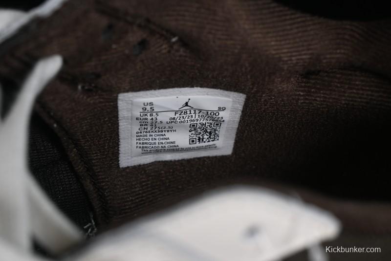 Nike Travis Scott x Jordan Cut The Check AJ1 Basketball Shoes with Velcro Design - FZ8117-100