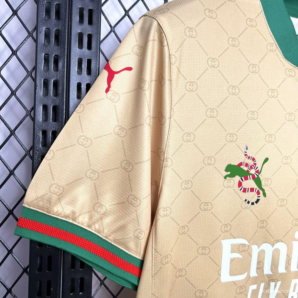 24/25 AC Milan x Gucci Golden 125th Anniversary Jersey