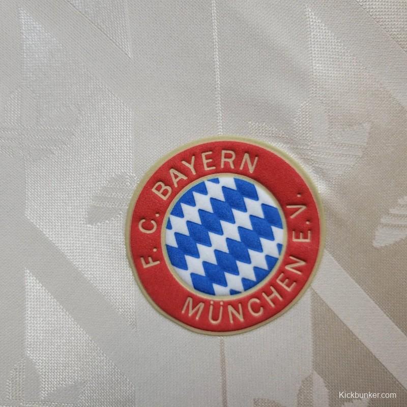 24/25 Bayern Munich Adidas Originals Cream Lifestyler Jersey