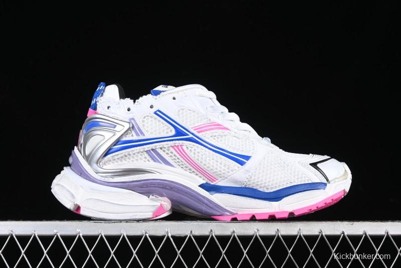 Balenciaga Runner Kith Four Color Retro Casual Sneakers - W3RMU9554