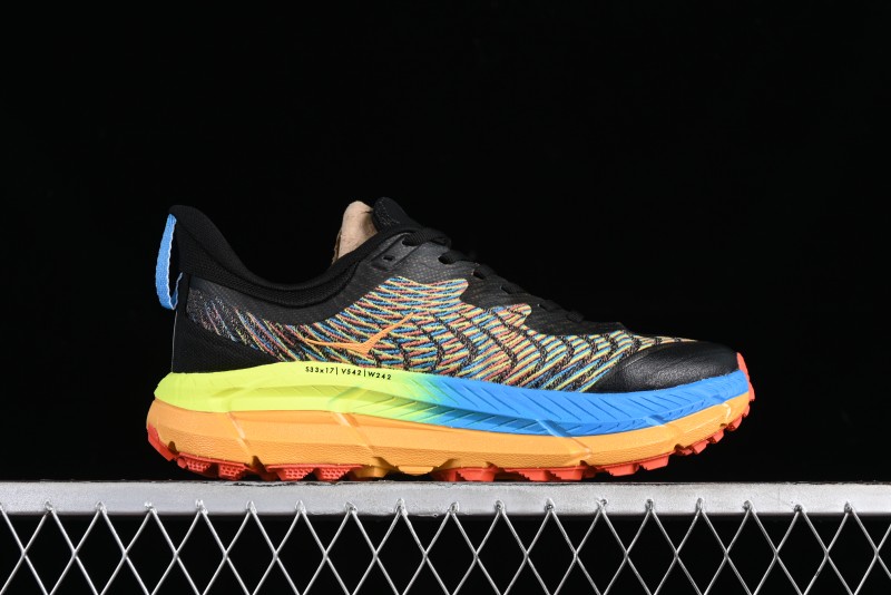 Hoka One One Mafate Speed 4 Low-Cut Professional Trail Running Shoes - 1138472 BKML