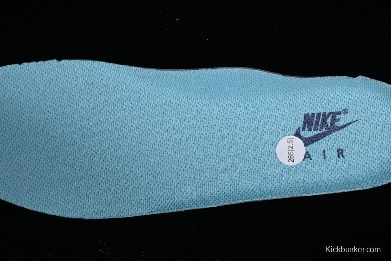 Nike Air Force 1 '07 Low White Blue Color Blocking Casual Sneakers - HF4837-407