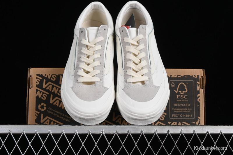 Vans Old Skool Reissue 136 Classic Low-Top Skate Shoes with Detachable Cushioned Insole - VN000MT6QC5