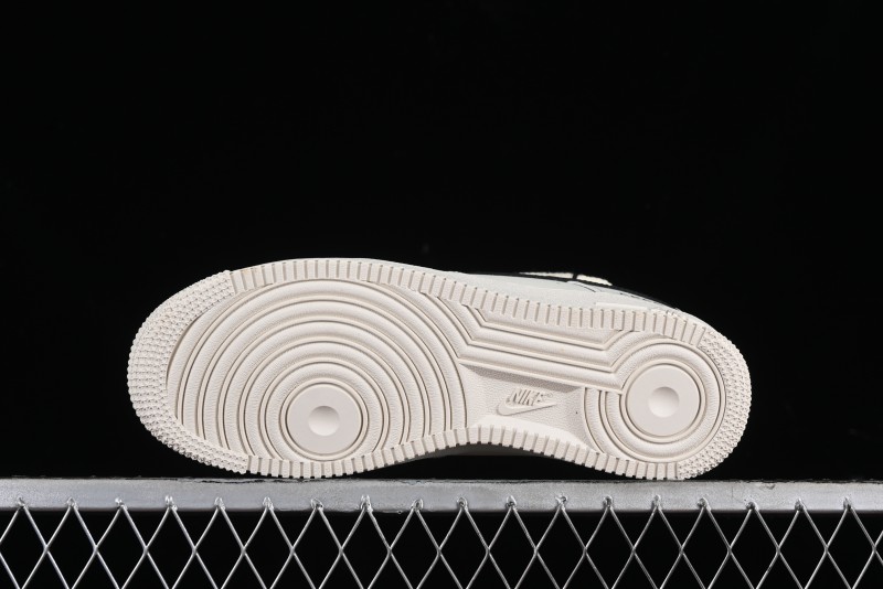 Nike Air Force 1 '07 Low Custom Cappuccino Anime-Themed Spray-Painted Casual Sneakers with Strap - ZH0316-019