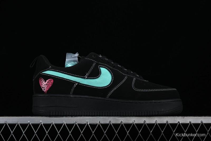 Nike Air Force 1 '07 Low Flame Red Lips Qixi Limited Edition Casual Sneakers - FB8971-005