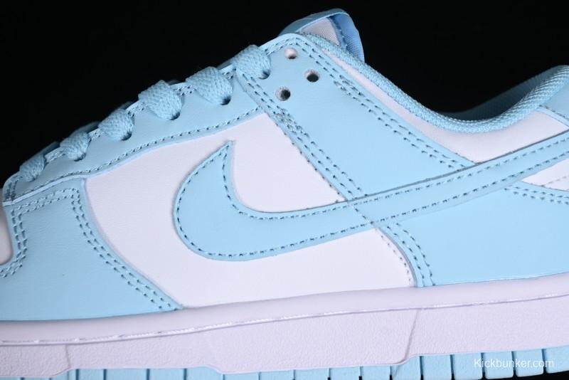 Nike Dunk Low Retro SB Casual Sneakers in Ice Blue Colorway - DV0833-104