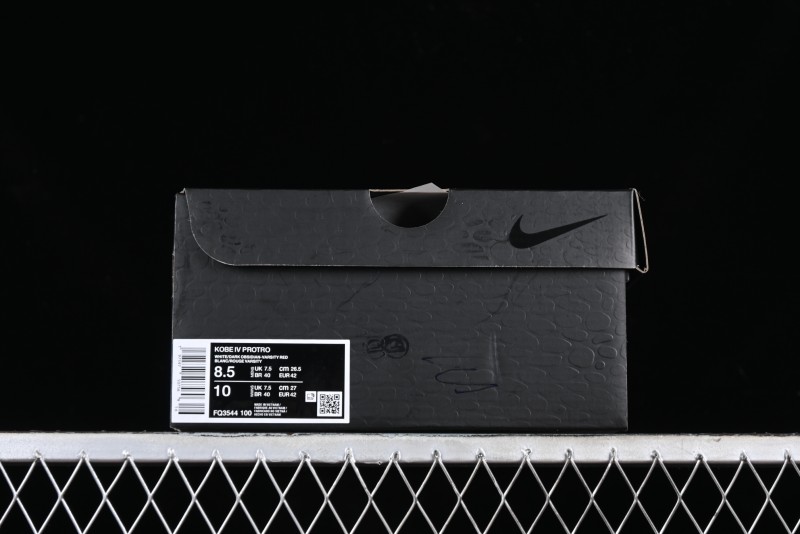 Nike Undefeated Zoom Kobe IV ZK4 Collaboration Basketball Shoes - FQ3544-100